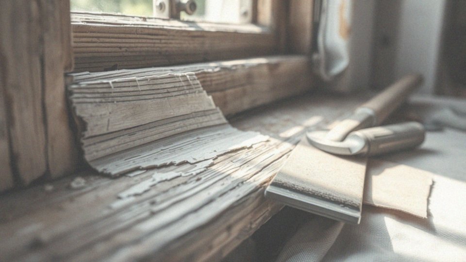 Jak usunąć starą powłokę przed malowaniem farbą akrylową?