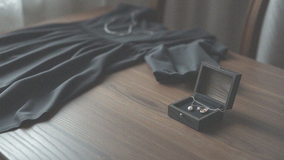 Jakie ozdoby są odpowiednie dla sukienek pogrzebowych?