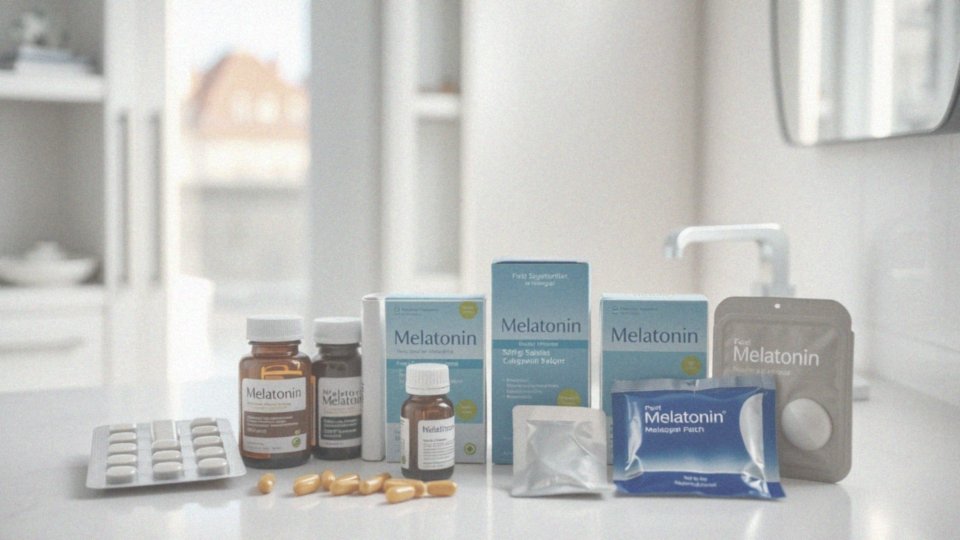 Jakie są różne formy preparatów z melatoniną na rynku?