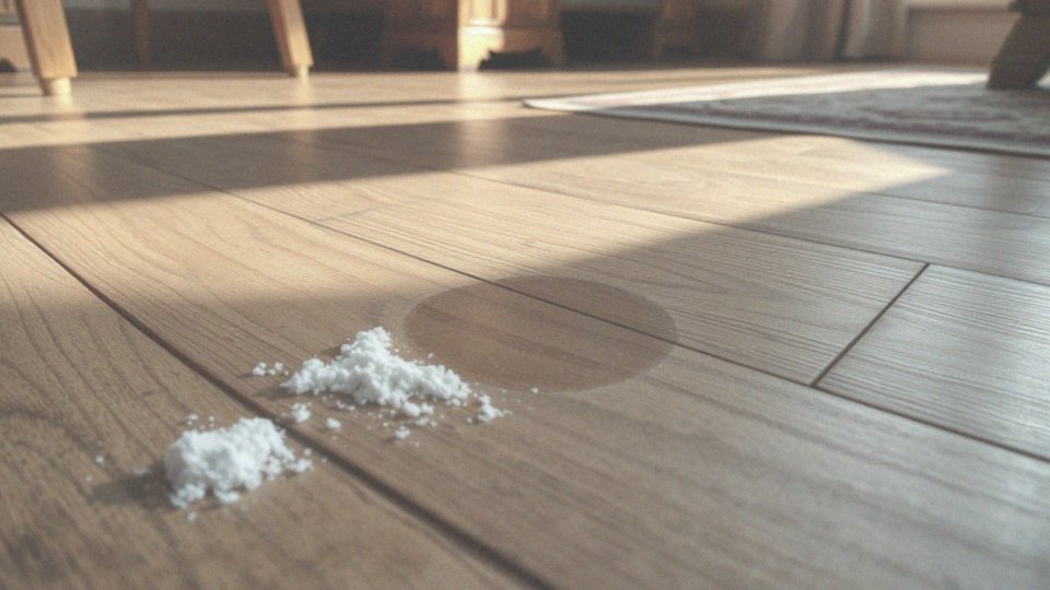 Co zastosować na trudne plamy na parkiecie?