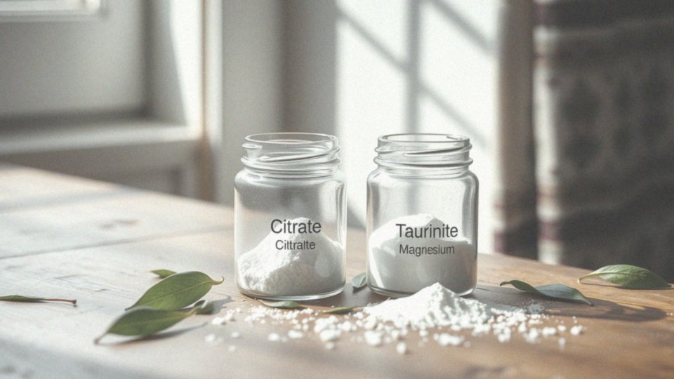 Cytrynian czy taurynian magnezu – która forma jest lepsza?